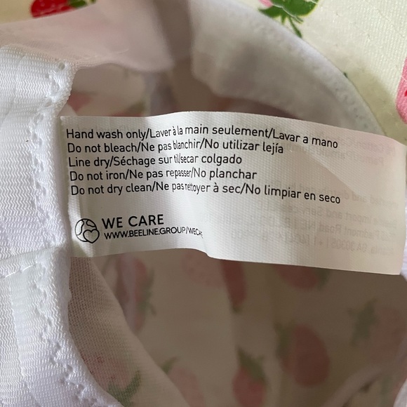 New NWT Girls Kids Bucket Hat Strawberry Pink Red - Picture 6 of 7